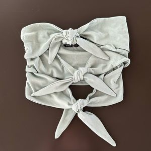 Shein Crop Mint Green Top